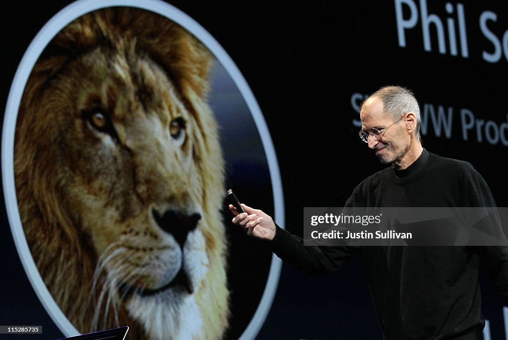 Steve Jobs Introduces iCloud Storage System At Apple's Worldwide Developers Conference