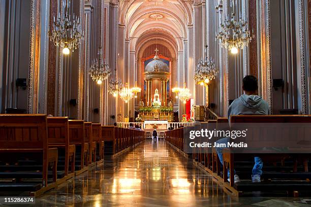 Cathedral of Morelia City, host of the FIFA U -17 World Cup, June 05, 2011 in Morelia, Mexico.