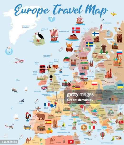 europ の旅行マップ - norway点のイラスト素材／クリップアート素材／マンガ素材／アイコン素材