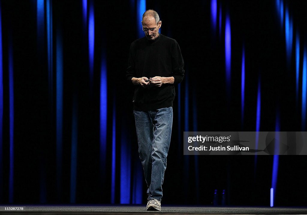 Steve Jobs Introduces iCloud Storage System At Apple's Worldwide Developers Conference