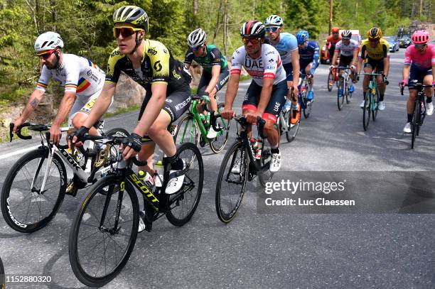 Eduard Michael Grosu of Romania and Team Delko Marseille Provence / Callum Scotson of Australia and Team itchelton - Scott / Roberto Ferrari of Italy...