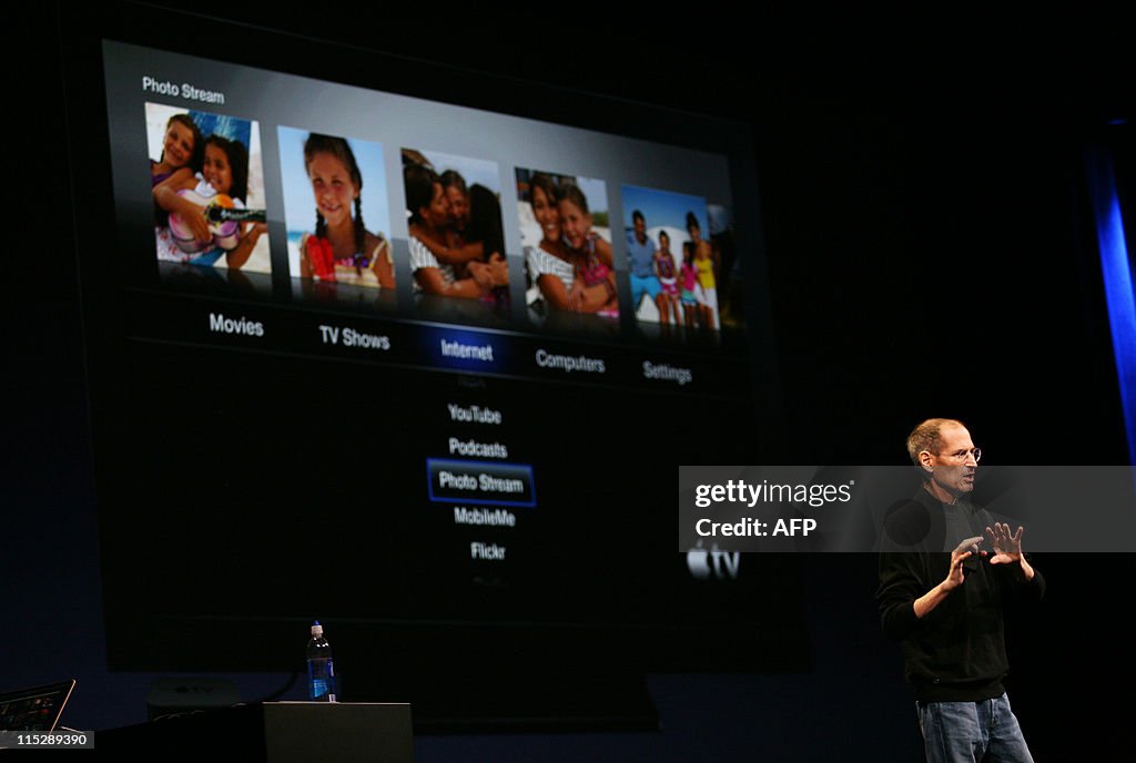 Apple CEO Steve Jobs introduces Apple's