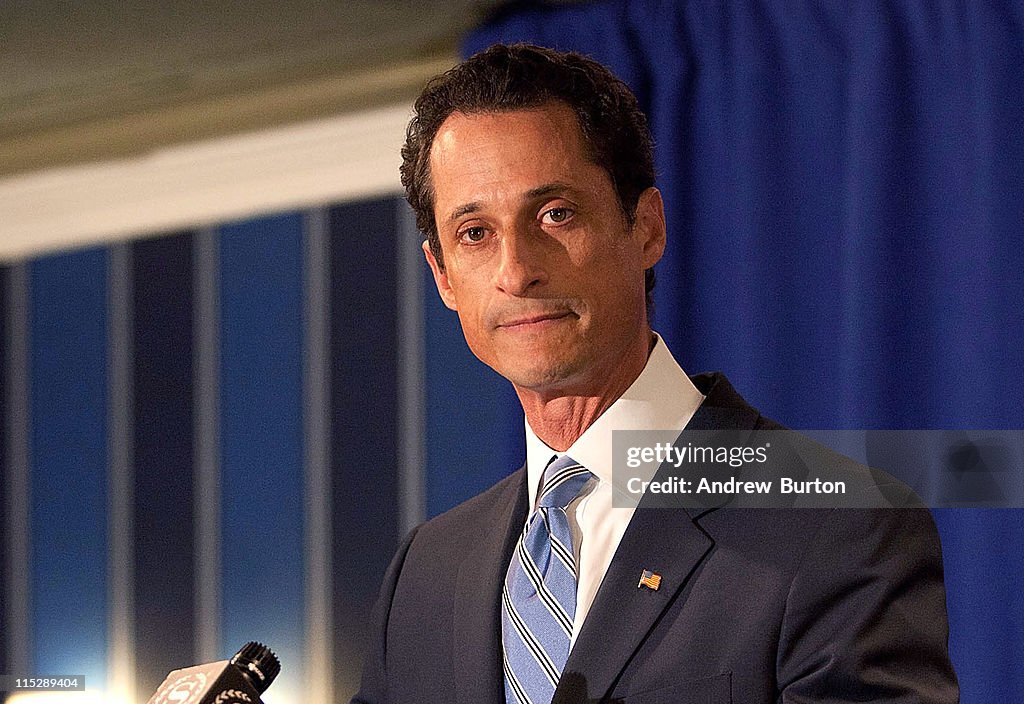 Rep. Anthony Weiner Admits To Tweeting Lewd Photo, Lying
