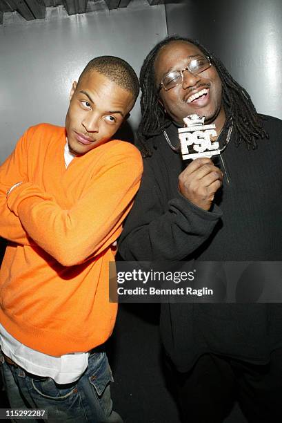 Tip "TI" Harris and Sidney during "ATL" Special New York Screening - March 27, 2006 at Tribeca Cinemas in New York, New York, United States.