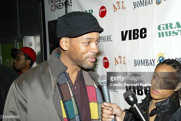 Will Smith and Jada Pinkett-Smith during "ATL" Special New York Screening - March 27, 2006 at Tribeca Cinemas in New York, New York.