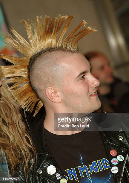 Rob Zombie fan during Rob Zombie In-Store Appearance and Album Signing at Virgin Megastore in New York - March 28, 2006 at Virgin Megastore in New...