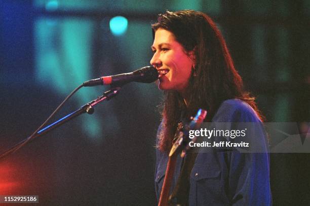 Kim Deal at The 1993 MTV Live And Loud at Pier 48 on December 13th, 1993 in Seattle, WA.