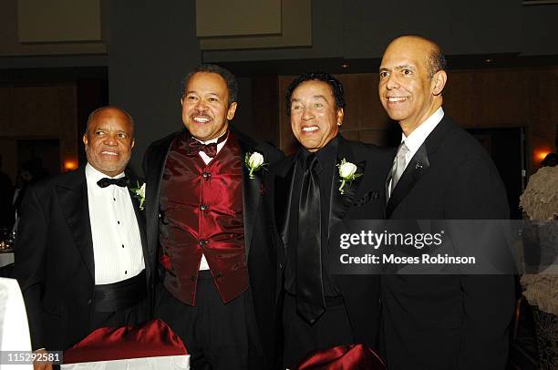 Motown Records Founder Berry Gordy, Morehouse President, Dr. Robert Michael Franklin , Legendary Grammy Award winning recording artist and producer,...