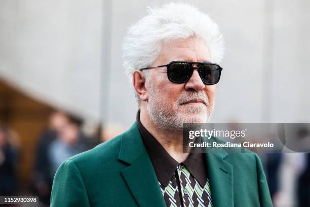 Spanish filmmaker, director, screenwriter, producer, and former actor Pedro Almodovar attends the presentation of the "Soggettiva Pedro Almodóvar" at...