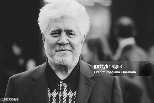 Spanish filmmaker, director, screenwriter, producer, and former actor Pedro Almodovar attends the presentation of the "Soggettiva Pedro Almodóvar" at...