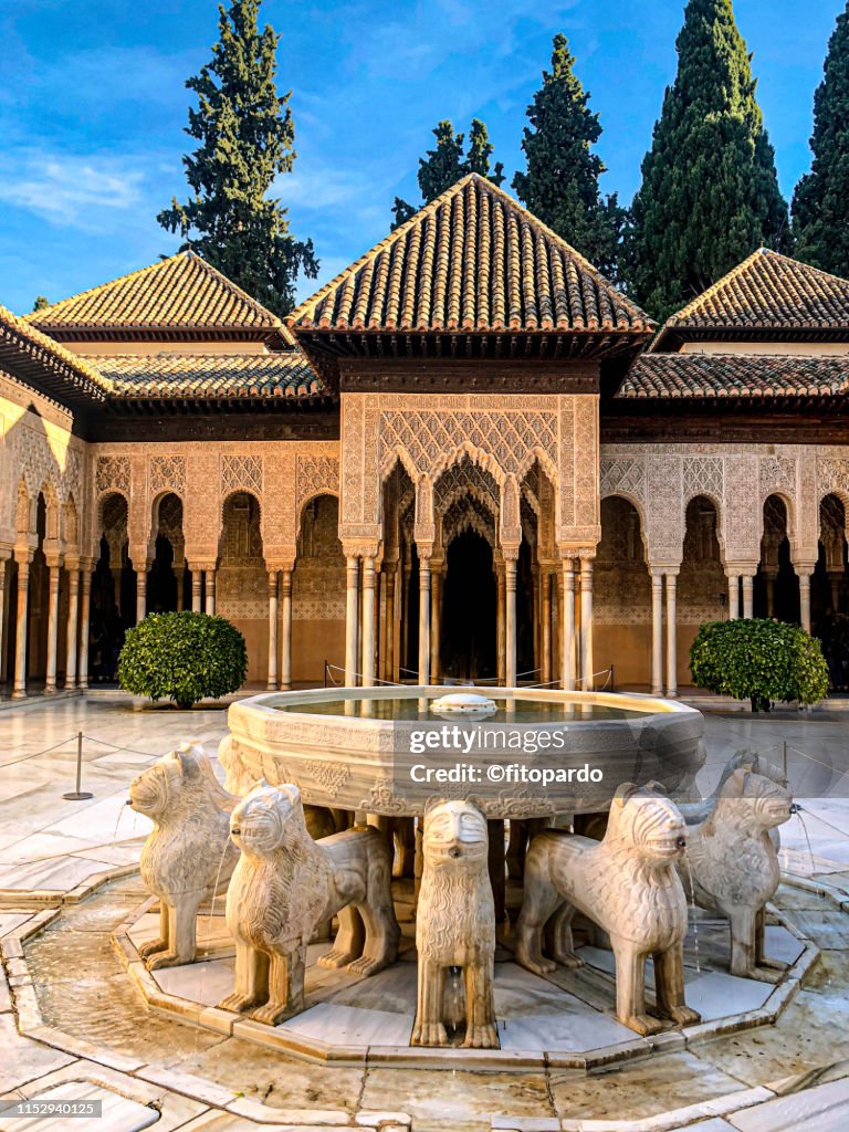 The Court Of The Lions In The Alhambra High Res Stock Photo Getty Images the-court-of-the-lions-in-the-alhambra-high-res-stock-photo-getty-images