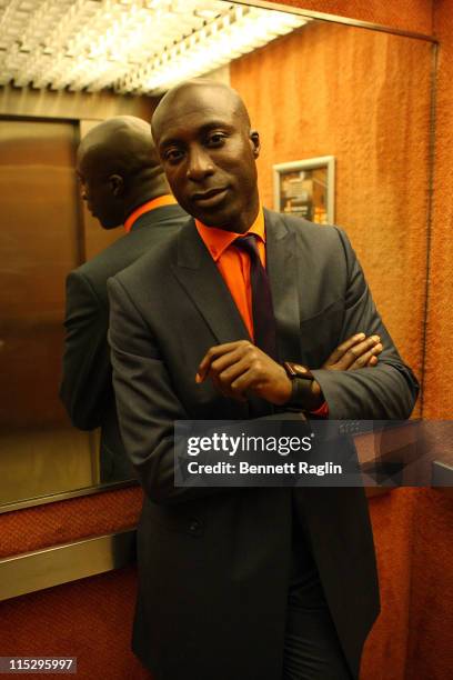 Designer Ozwald Boateng attends the 3rd Thisday Africa Rising Festival at the Thisday Dome on July 11, 2008 in Abuja, Nigeria.