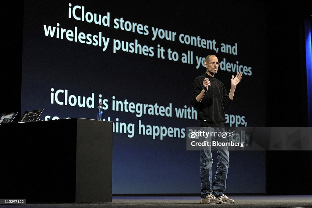 Steve Jobs Introduces iCloud Storage System At Apple's Worldwide Developers Conference