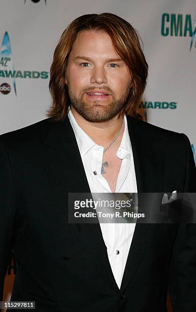 Musician James Otto attends the 42nd Annual CMA Awards at the Sommet Center on November 12, 2008 in Nashville, Tennessee.