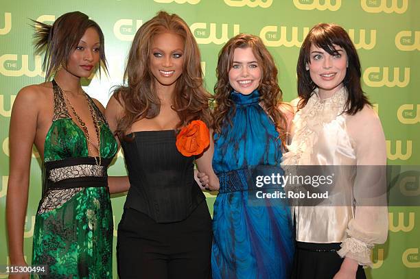 Danielle Evans, Tyra Banks, Nicole Linkletter, and Yoanna House