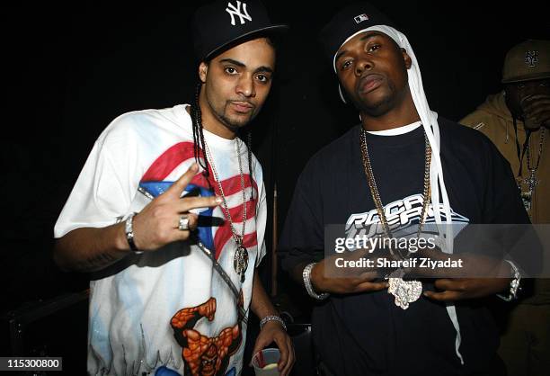 Tru Life and Memphis Bleek during Pitbull and Nore Reggaeton Concert at Nokia Theater in New York - May 21, 2006 at Nokia Theater in New York City,...