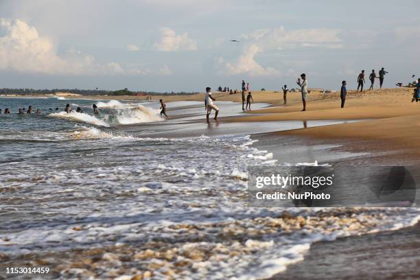 Thalaiyadi Beach in Jaffna, Sri Lanka.