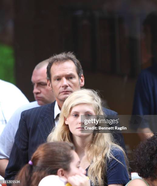 Mark Lester and daughter Harriet Lester attend NBC's "Today" at Rockefeller Center on August 21, 2009 in New York City.