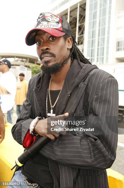 Beenie Man during HOT 97 Summer Jam 2006 at Giants Stadium in East Rutherford, New Jersey, United States.