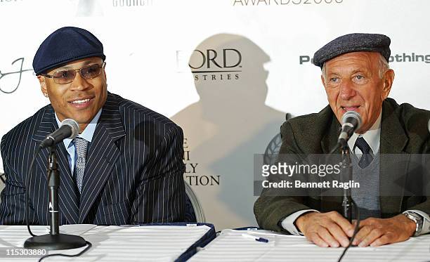 Todd "LL Cool J" Smith and Jack Klugman, 2006 Father of the Year honorees