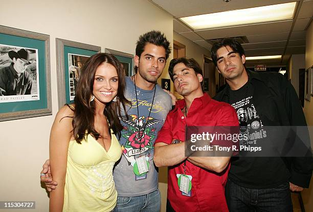 Heidi Mueller, Adrian Bellani, Bryan Dattilo, and Galen Gering