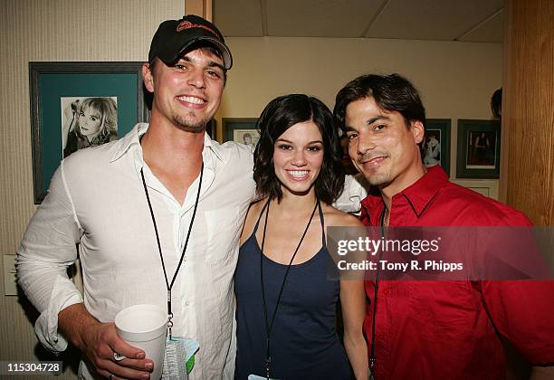 Darin Brooks, Rachel Melvin, and Bryan Dattilo during CMA Music Festival - NBC Daytime After Hours Party - June 10, 2006 at Wildhorse Saloon in...