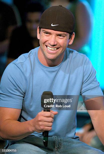 Lucas Black during Lucas Black and Too Short Visit FUSE in New York City - June 12, 2006 at FUSE Studios in New York, New York, United States.
