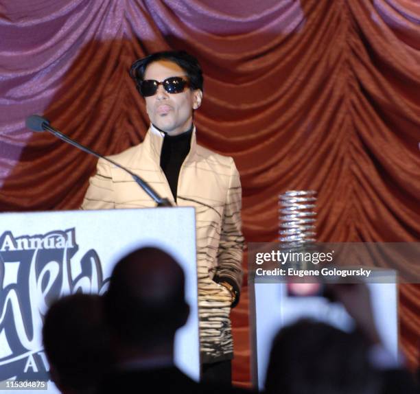 Prince during 10th Annual Webby Awards at Cipriani in New York, New York, United States.