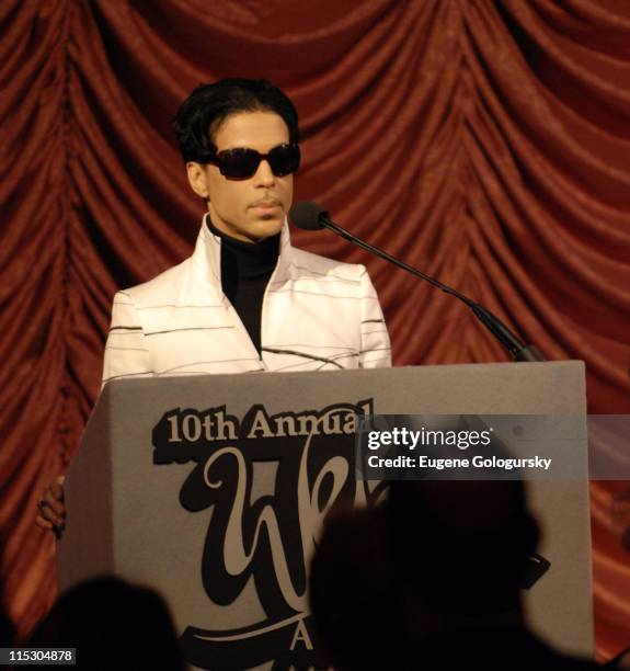 Prince during 10th Annual Webby Awards at Cipriani in New York, New York, United States.