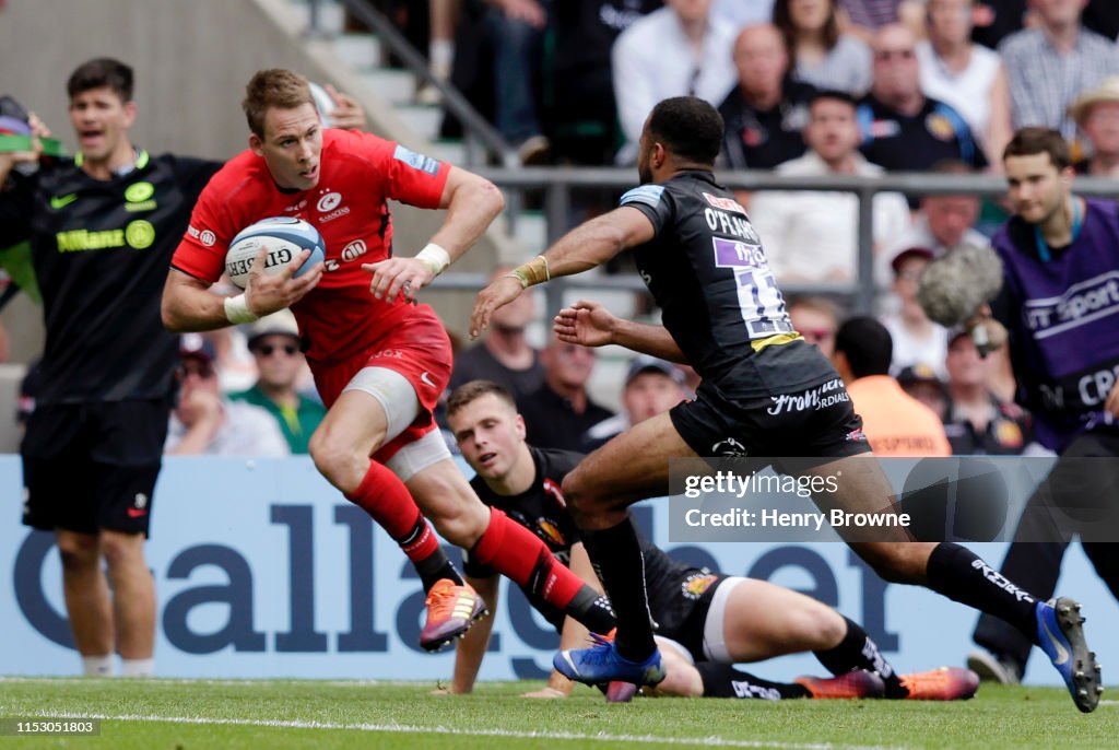 Exeter Chiefs v Saracens - Gallagher Premiership Rugby Final