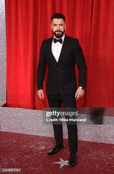 Shayne Ward attends the British Soap Awards at The Lowry Theatre on June 01, 2019 in Manchester, England.