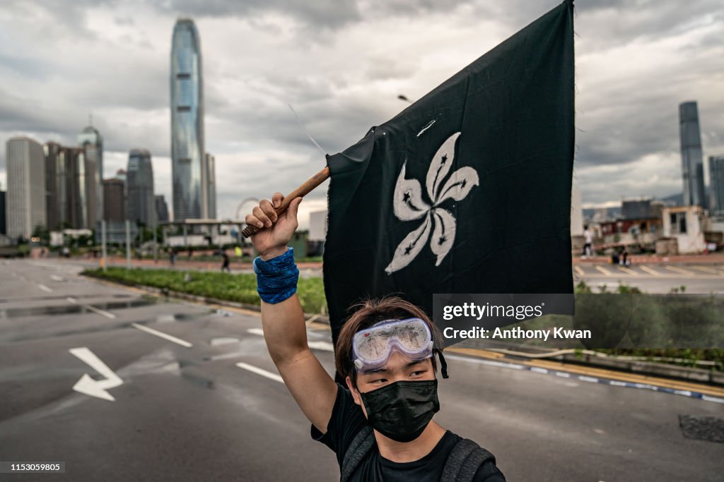 Anti-Extradition Protesters Rally In Hong Kong