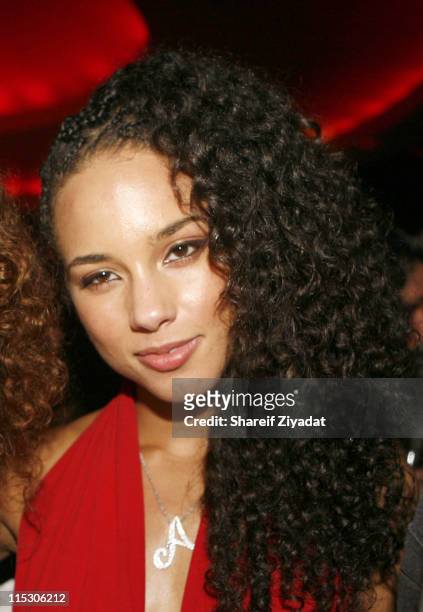 Alicia Keys during Jay-Z Celebrates the 10th Anniversary of "Reasonable Doubt" - Inside at Rainbow Room in New York, United States.