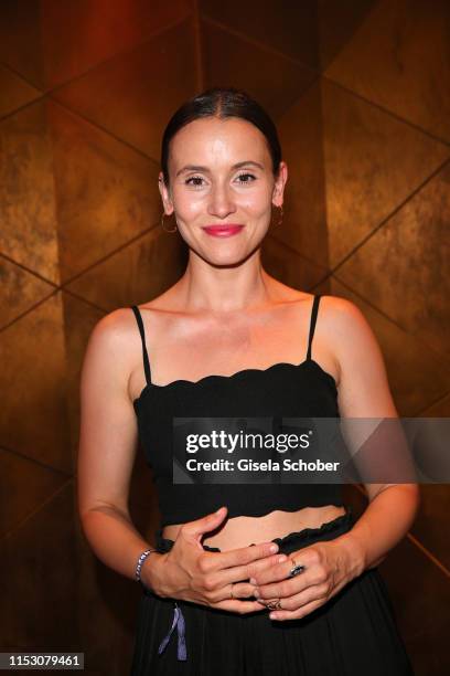 Peri Baumeister during the "Freder Fredersen" by UFA Fiction party at Club Harry Klein on June 30, 2019 in Munich, Germany.