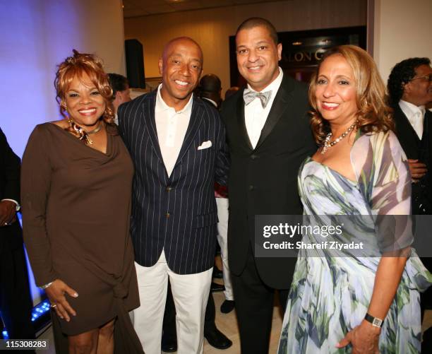 Jamie Foster, Russel Simmons, Alfred and Cathy Hughes, Chairman of Radio One