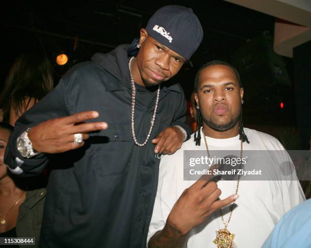 Chamillionare and Slim Thug during The WhiteFlash.com "Dripping in Diamonds" After-Party with Missy Elliot and Ciara at Stereo Nightclub in New York...