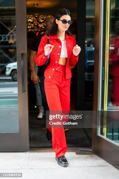 Kendall Jenner is seen in Chelsea on June 01, 2019 in New York City.