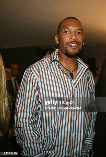 Gary Sheffield during Alex Rodriguez and Jay Z Celebrity Poker Tournament - Inside at 40/40 Club in New York, United States.