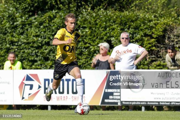 Tom Plezier of NAC Breda during the Pre-season Friendly match between Zundertse Selectie and NAC Breda at Sportpark De Wildert on June 29, 2019 in...