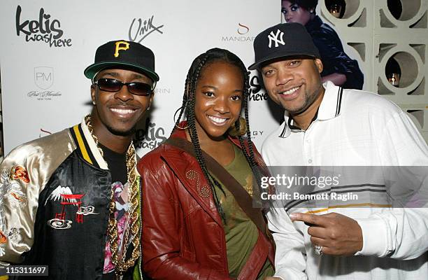 Kwame, Teamar, Kerry Krucial Brothers during 2006 MTV Video Music Awards - Pre-VMA Party Hosted by Kelis at PM in New York City, New York, United...