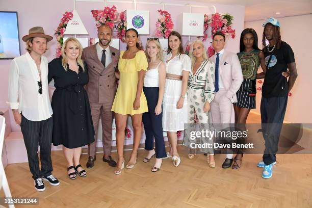 Dougie Poynter, Rebel Wilson, Marvin Humes, Rochelle Humes, Tanya Burr, Amber Le Bon, Lottie Tomlinson, Sam Prince, Leomie Anderson and Lancey Foux...