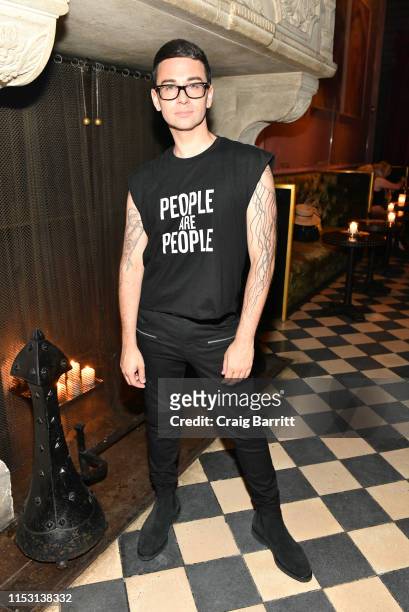 Christian Siriano attends Rose Bar Pride Party hosted by Christian Siriano, Bethany C. Meyers and Nico Tortorella at Rose Bar at Gramercy Park Hotel...