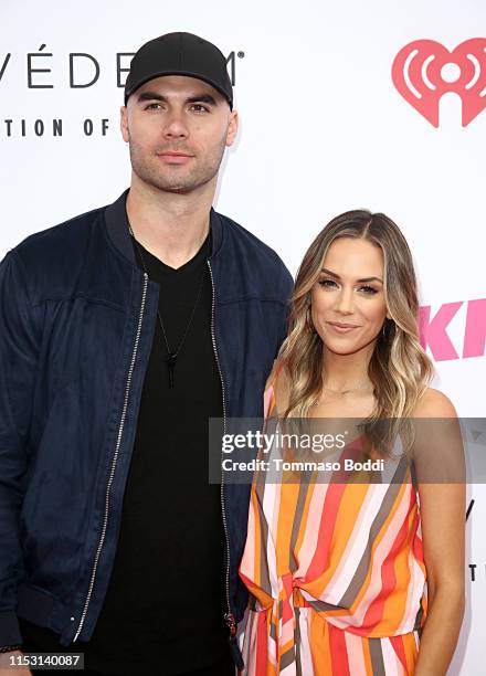 Mike Caussin and Jana Kramer attend 2019 iHeartRadio Wango Tango presented by The JUVÉDERM® Collection of Dermal Fillers at Dignity Health Sports...