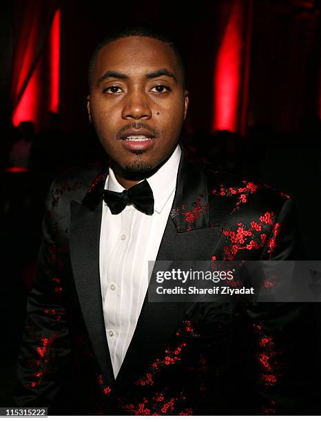 Nas during Nas Celebrates His New Album "Hip Hop is Dead" at His Black & White Ball - December 18, 2006 at Capitale in New York City, New York,...