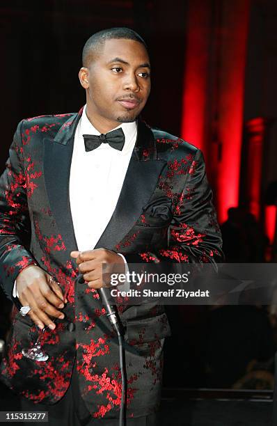 Nas during Nas Celebrates His New Album "Hip Hop is Dead" at His Black & White Ball - December 18, 2006 at Capitale in New York City, New York,...