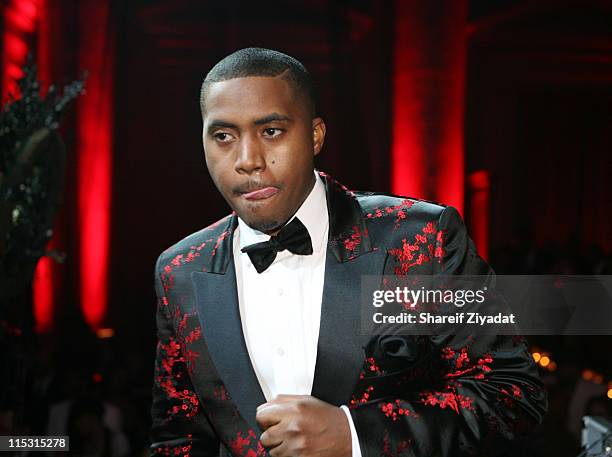 Nas during Nas Celebrates His New Album "Hip Hop is Dead" at His Black & White Ball - December 18, 2006 at Capitale in New York City, New York,...