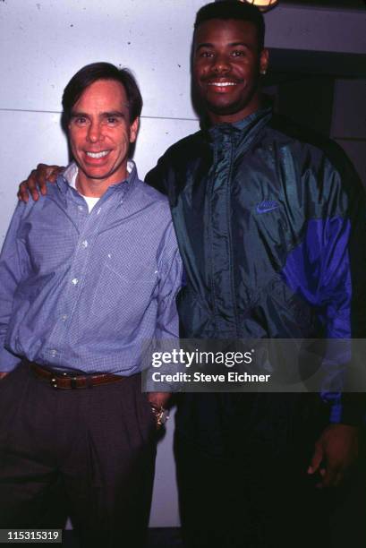 Tommy Hilfiger and Ken Griffey Jr. During Tommy Hilfiger and Ken Griffy Jr. - 1994 at Hilfiger's offices in New York City, New York, United States.