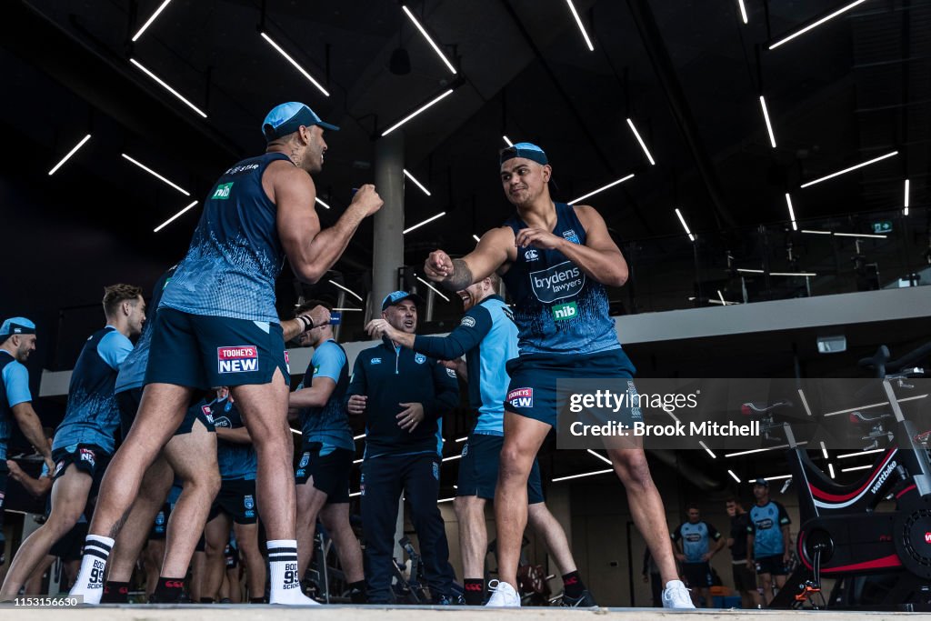 NSW Blues Training Session