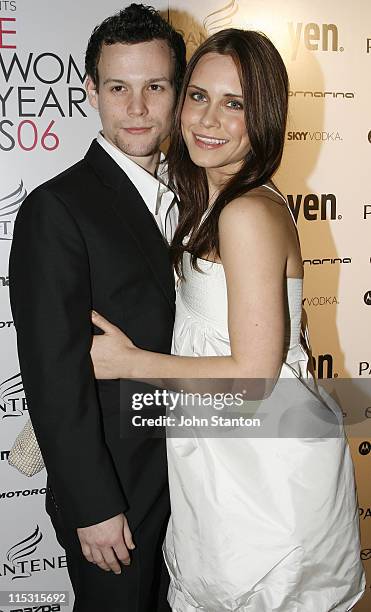 Jamie Croft and Saskia Burmeister during Pantene Young Woman of the Year Awards 2006 at Town Hall in Sydney, NSW, Australia.