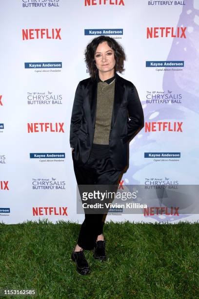 Sara Gilbert attends the 18th annual Chrysalis Butterfly Ball on June 01, 2019 in Brentwood, California.